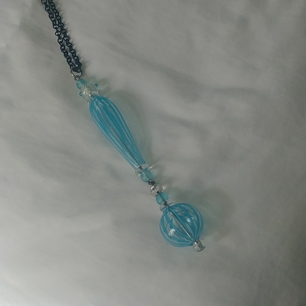 Blue Orb necklace
